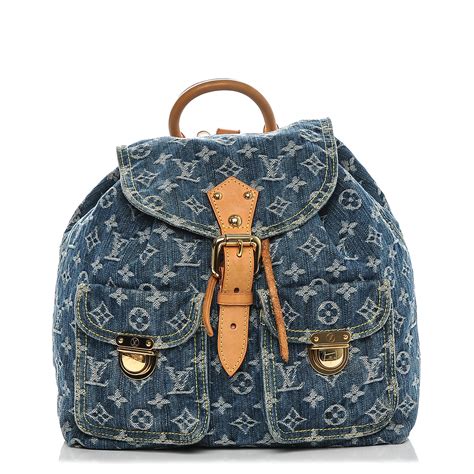 louis vuitton damier backpack women& 39|louis vuitton denim backpack.